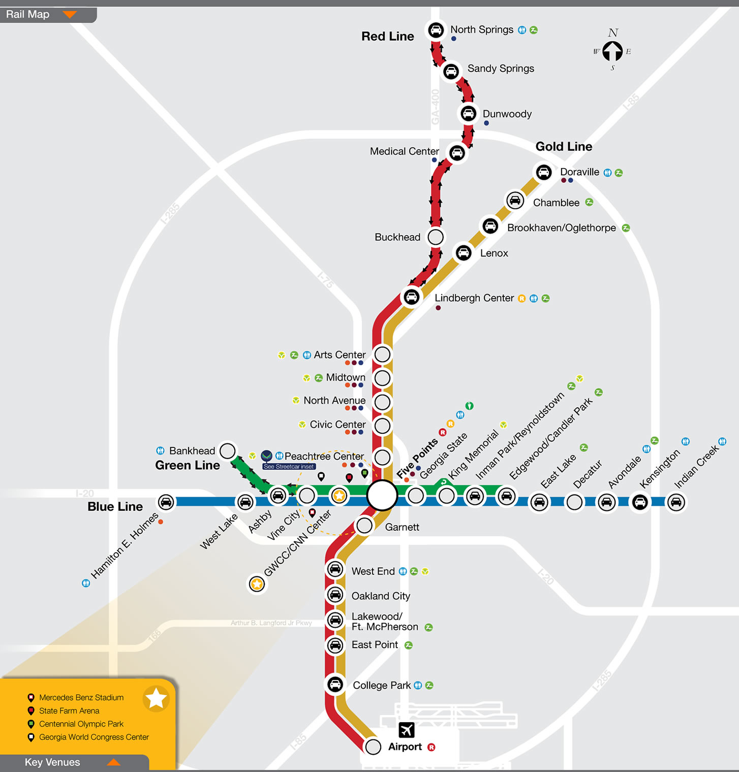 Train Stations Map